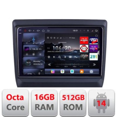 Navigatie Isuzu DMAX 2020- Edotec Kit-DMAX20 8 core QLED 2K 16+512 360 Android Waze USB Navigatie Internet Youtube Radio CarStore Technology foto