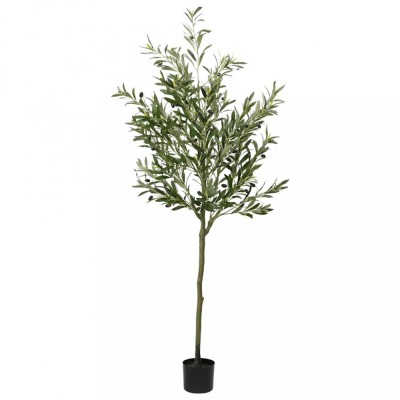 vidaXL Măslin artificial 700 de frunze 180 cm verde foto