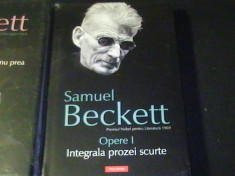 OPERE-4 VOL- SAMUEL BECKETT-PREMIUL NOBEL/1969-1=INTEGRALA PROZEI SCURTE-II- foto