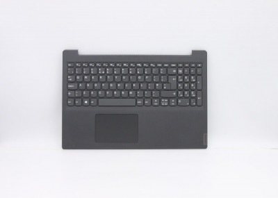 Carcasa superioara cu tastatura palmrest Laptop, Lenovo, IdeaPad S145-15AST Type 81N3, 5CB0W44927, FS540, EC1A4000200, AM1H1000100, Iron Grey, layout foto