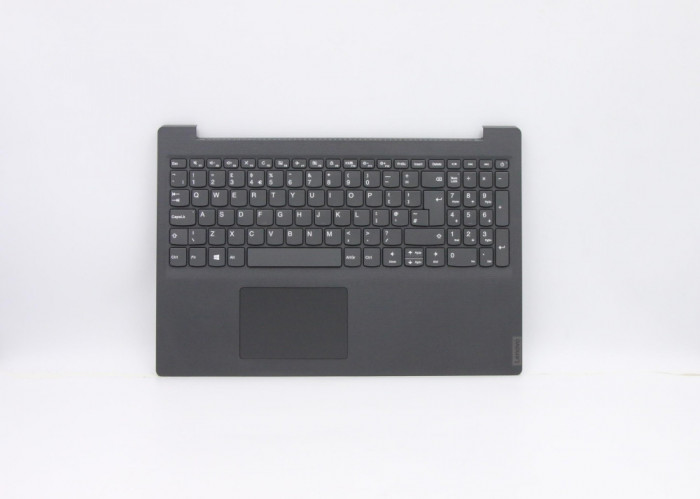 Carcasa superioara cu tastatura palmrest Laptop, Lenovo, V15-IGL Type 82NN, 82C3, 5CB0W44927, FS540, EC1A4000200, AM1H1000100, Iron Grey, layout UK