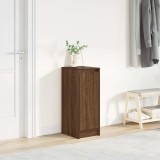 VidaXL Dulap Pantofi Stejar maro 29,5x34x76 cm Lemn prelucrat