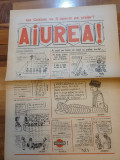 ziarul aiurea - anul 1,nr,1-prima aparitie