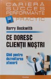 CE DORESC CLIENTII NOSTRI. GHID PENTRU DEZVOLTAREA AFACERII-HARRY BECKWITH