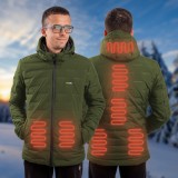 Geaca barbati cu incalzire W-TEC HEATborg, 7 zone termice, 3 trepte temperatura