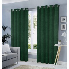 Draperie tip tesatura in cu inele albe, Madison, 150x265 cm, densitate 700 g/ml, Liesel, 1 buc