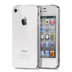 Husa Apple iPhone 4/4S, Elegance Luxury TPU slim transparent