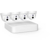 Kit Camere de supraveghere NVR Tenda K4P-4CR, 4 Camere HD Dome