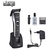 Aparat Tuns Contur DSP 90110 Profesional, Waterproof, Lame Otel, Acumulator, Negru