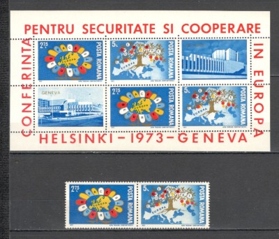 Romania.1973 Conferinta ptr. securitate si cooperare XR.729 foto