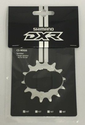 Pinion Shimano Dx Cs-Mx66, 14T, Cromat, Fara Distantier Si Piulita De Fixare, Am... Cod:ICSMX6614 foto