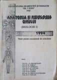 ANATOMIA SI FIZIOLOGIA OMULUI (BIOLOGIE I) TESTE PENTRU EXAMENUL DE ADMITERE-D.D. BRANISTEANU SI COLAB.-244988