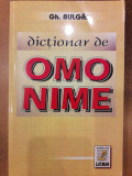 Dictionar de omonime, Gh. Bulgar