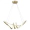 Candelabru led 24W, 3000K, 72X30X100cm - auriu