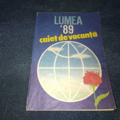 ALMANAH LUMEA CAIET DE VACANTA 1989