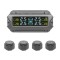 Sistem TPMS de Monitorizare a Presiunii in Anvelope Techstar?, Incarcare Solara, 4 Senzori Externi, Afisaj LCD