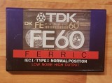 Caseta audio TDK FE60 Ferric. Noua, sigilata