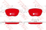 Set placute frana,frana disc VOLVO V50 (MW) (2004 - 2016) TRW GDB1583DTE