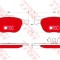 Set placute frana,frana disc VOLVO V50 (MW) (2004 - 2016) TRW GDB1583DTE