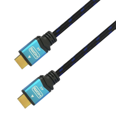 HDMI Cable Aisens 0,5 m Black/Blue 4K Ultra HD foto