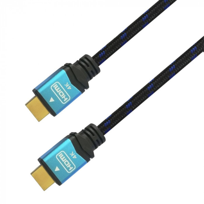 HDMI Cable Aisens 0,5 m Black/Blue 4K Ultra HD