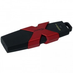 Stick memorie Kingston HyperX Savage , 256 GB , USB 3.1 , Negru cu rosu foto