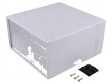 Carcasă cu panou ABS gri IP54