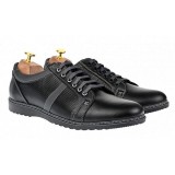 Cumpara ieftin OFERTA MARIMEA 39, 41 - Pantofi barbati, casual, sport, din piele naturala, negru - LTENMARIONEGRU