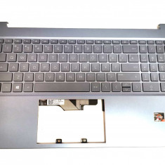 Carcasa superioara cu tastatura iluminata palmrest Laptop, HP, Pavilion 15-EG, 15-EH, M08920-001, TPN-Q245, TPN-Q246, albastru