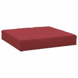 Cumpara ieftin Perna pentru taburet din paleti, rosu vin, material textil