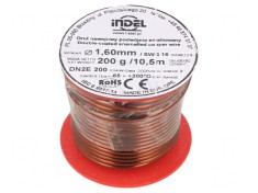 S&acirc;rmă emailată dublu 1,6mm 0,2kg Cu