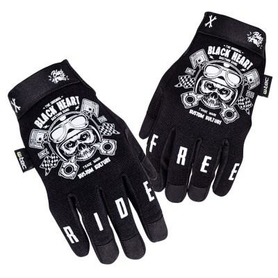Manusi Moto W-TEC Piston Skull, L foto