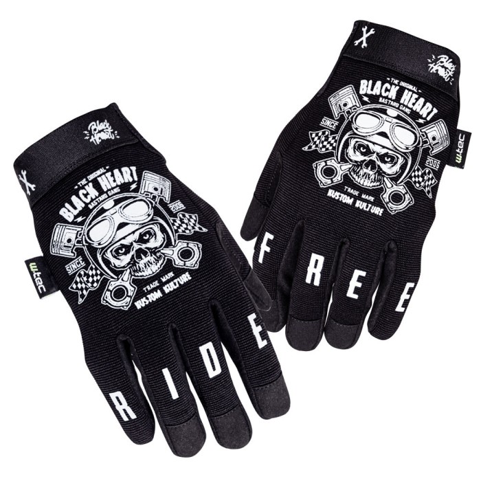 Manusi Moto W-TEC Piston Skull, L
