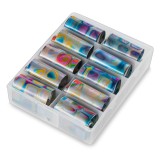 Folii de transfer set 10 Metallic Marbles, Cupio