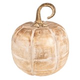 Cumpara ieftin Dovleac decorativ lemn auriu 18x21 cm