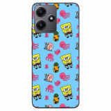 Husa compatibila cu Xiaomi Redmi 12 5G Silicon Gel Tpu Model Spongebob Pattern