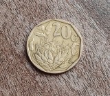 C50 - Moneda foarte veche - 20 centi - Africa de Sud - 1995