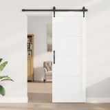 VidaXL Ușă Interioară &quot;ORKDAL&quot; Albă 78x211x4 cm Ușă din Lemn Masiv din Pin