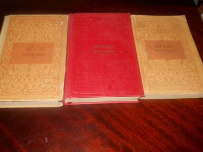 Victor Hugo &amp;ndash;Mizerabilii (vol 2,3,,5)-1954, ESPLA, cartonate foto