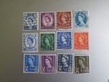 MAREA BRITANIE SERIE MIXTA STAMPILATA=101, Stampilat