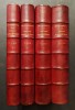 Istoria Angliei, Emile de Bonnechose, 1862, Franceza, 4 Vol, Legatura Piele, Carti Vechi Istorie, Revolutia Franceza