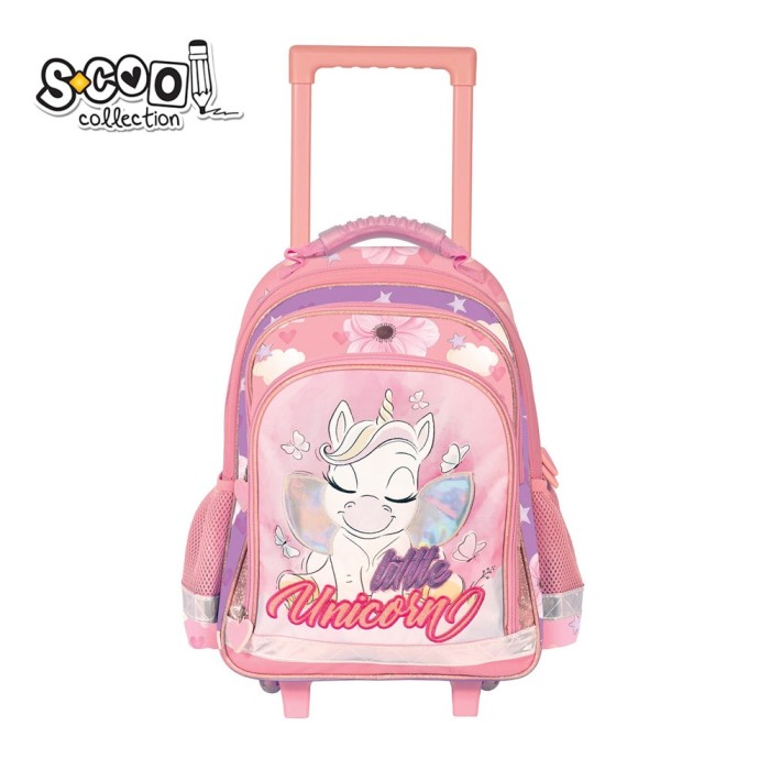 Ghiozdan trolley LITTLE UNICORN, 38x29x14 cm - S-COOL