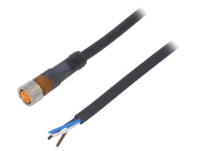 Conector M8 Mamă 4 PIN cu Mufă și Cabluri 20m foto