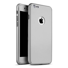 Husa Iphone 6/6s Full Cover 360 + folie sticla, Gri