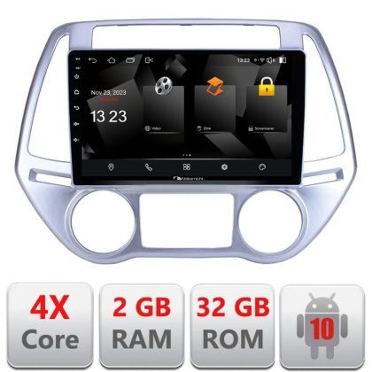 Navigatie HHyundai I20 2011-2014 manual si automat Android radio gps internet quad core 2+32 carplay android auto CarStore Technology
