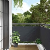 VidaXL Paravan de balcon, antracit, 300x120 cm, PVC