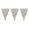 Set Banner Party, Model Stegulete, Happy Birthday, Multicolor, 3.66m, 10 Bucăți
