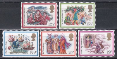 Marea Britanie 1982 - Crăciun, MNH foto