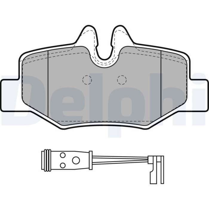 DELPHI LP1939 set placute frana,frana disc
