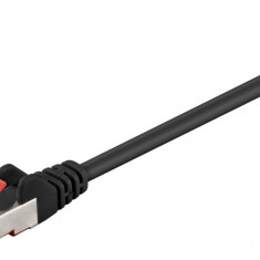 Cablu de retea S/FTP Goobay, cat6, patch cord, 2m, negru